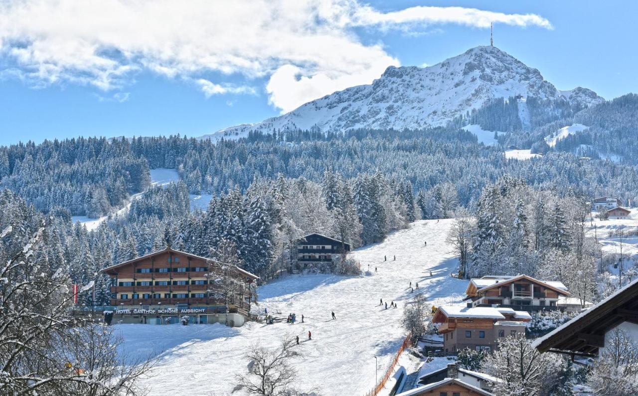 Hotel-Gasthof Zur Schoenen Aussicht Sankt Johann in Tirol Exterior photo